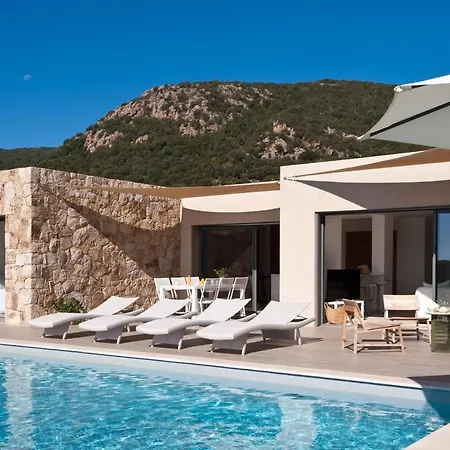 Βίλα Tres Belle A Palombaggia, Vue Mer Exceptionnelle , Acces Prive Plage *